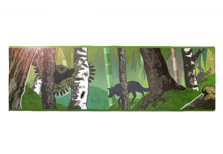 Print selv! Sjokoladepapir, gammelskog